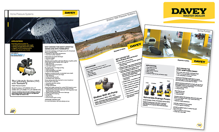 davey pumps brochures