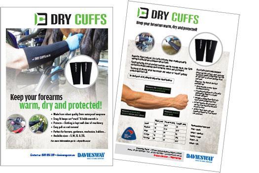 Dry Cuffs Flyer