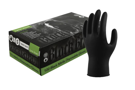 Black Grizzly Nitrile Milking Gloves