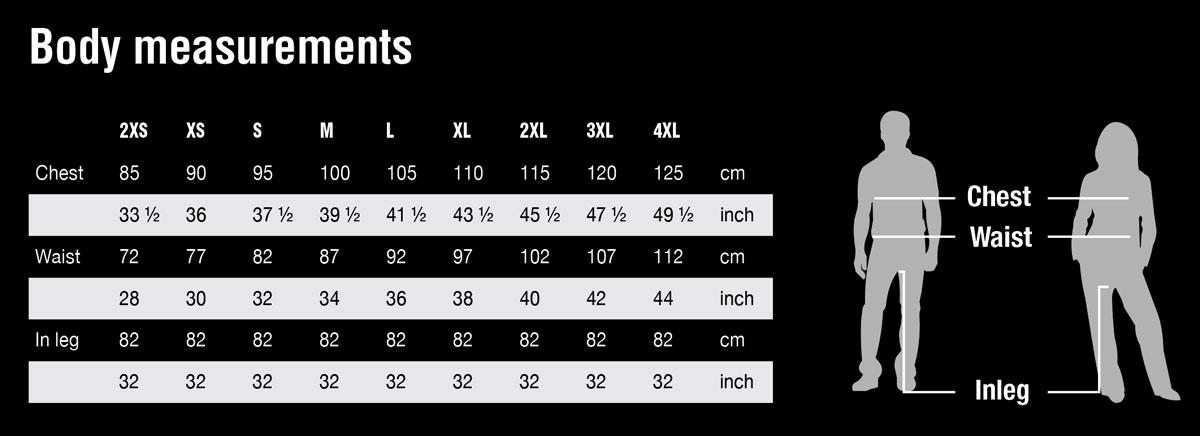 Line 7 body measurements